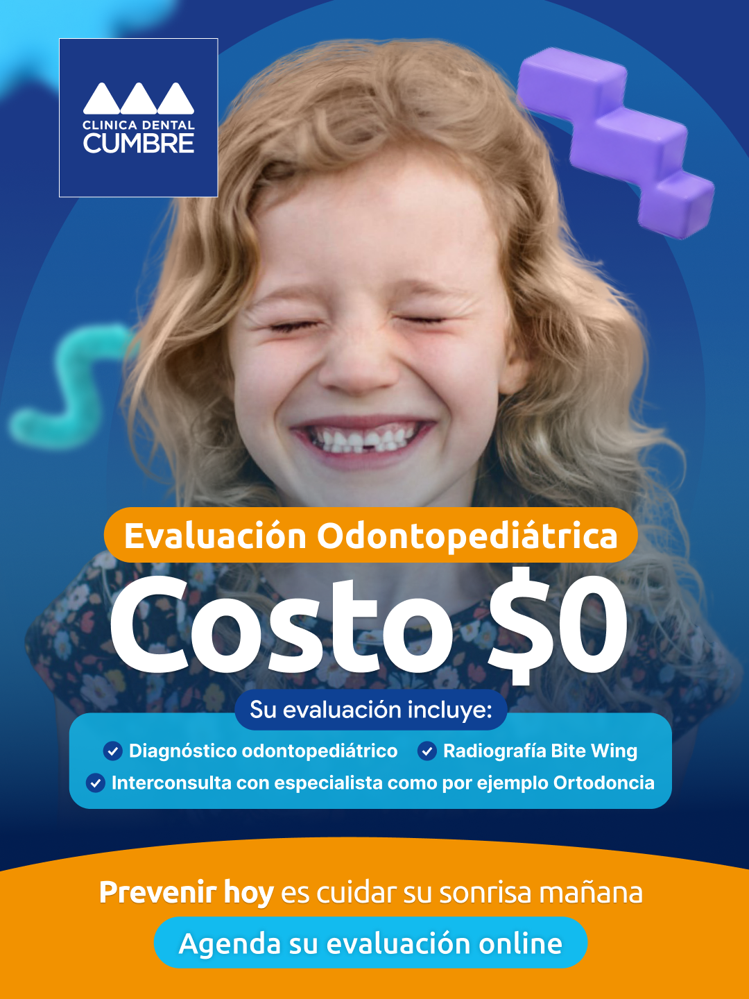 Promoción - Odontopediatría costo cero